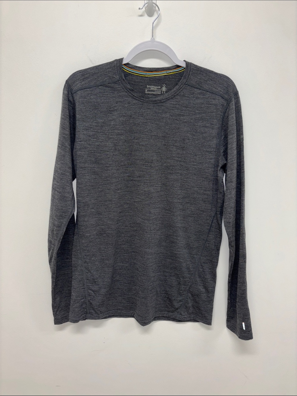 Smartwool 150 merino wool crewneck long sleeve base layer shirt M